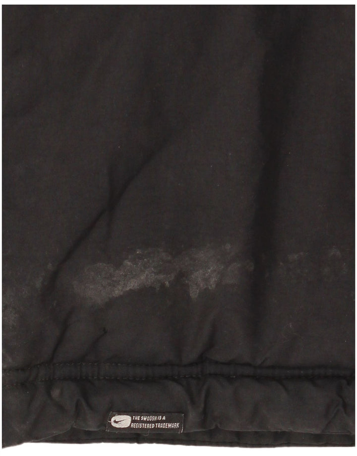 Nike Windjacke für Jungen, 13–14 Jahre, XL, schwarzes Colourblock-Nylon