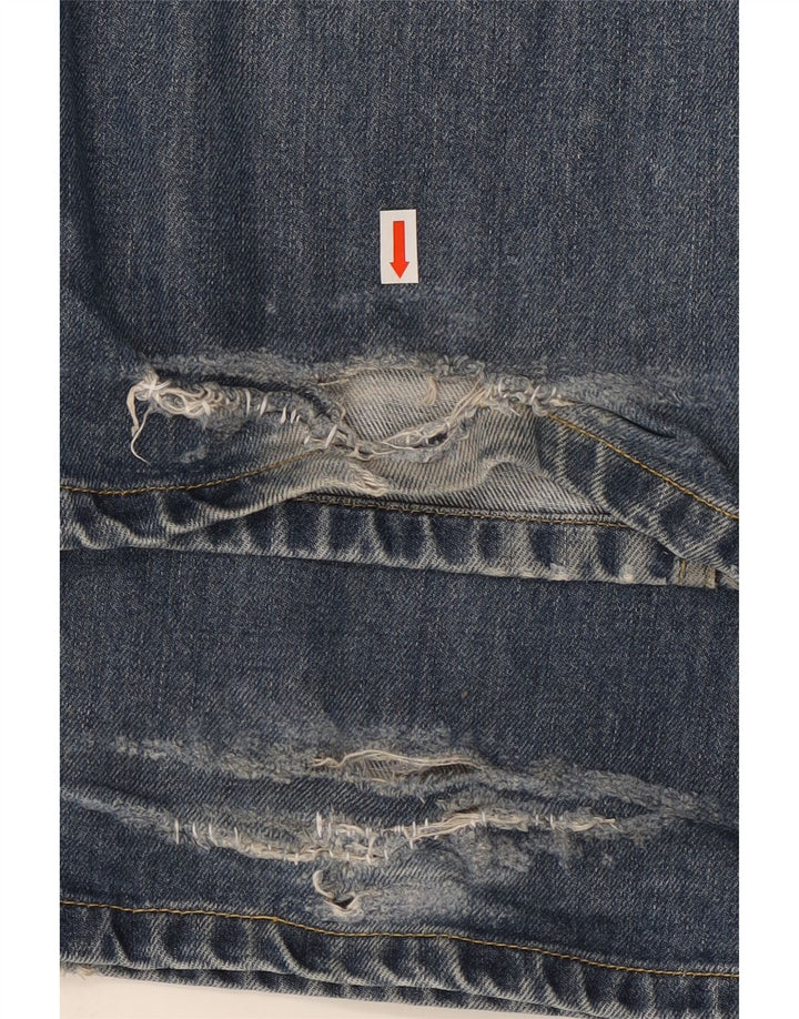 Lee Damen Bootcut-Jeans W28 L33 Blau