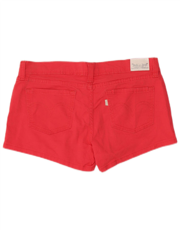 Levi's Damen-Jeansshorts W30 aus mittelrosa Baumwolle