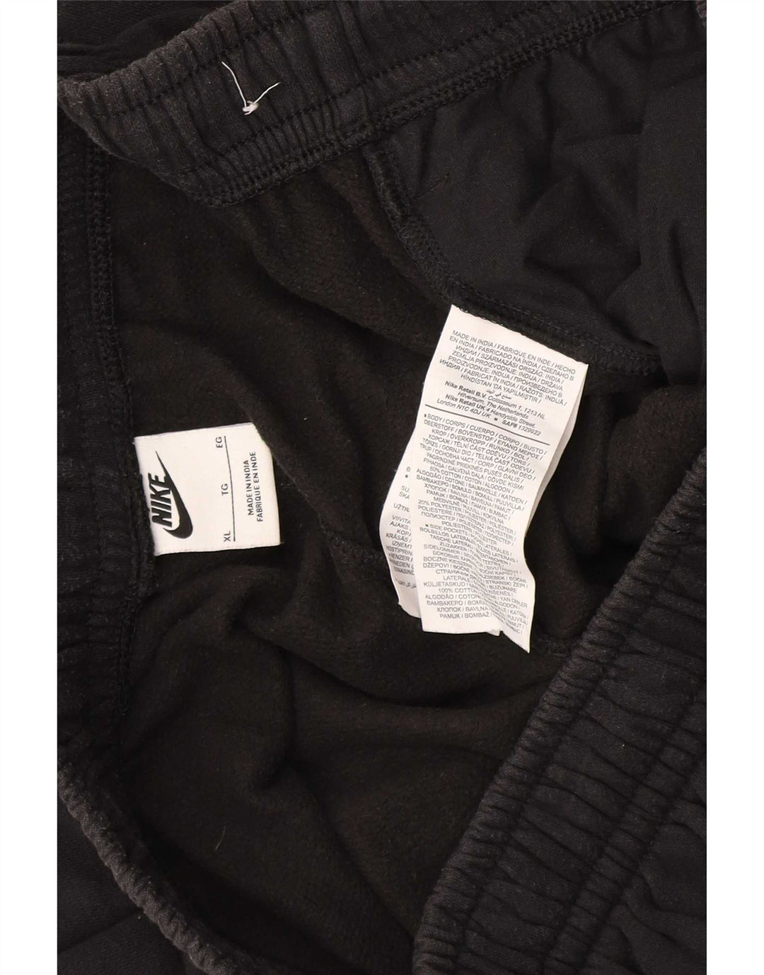 Nike Herren-Sportshorts XL aus schwarzer Baumwolle