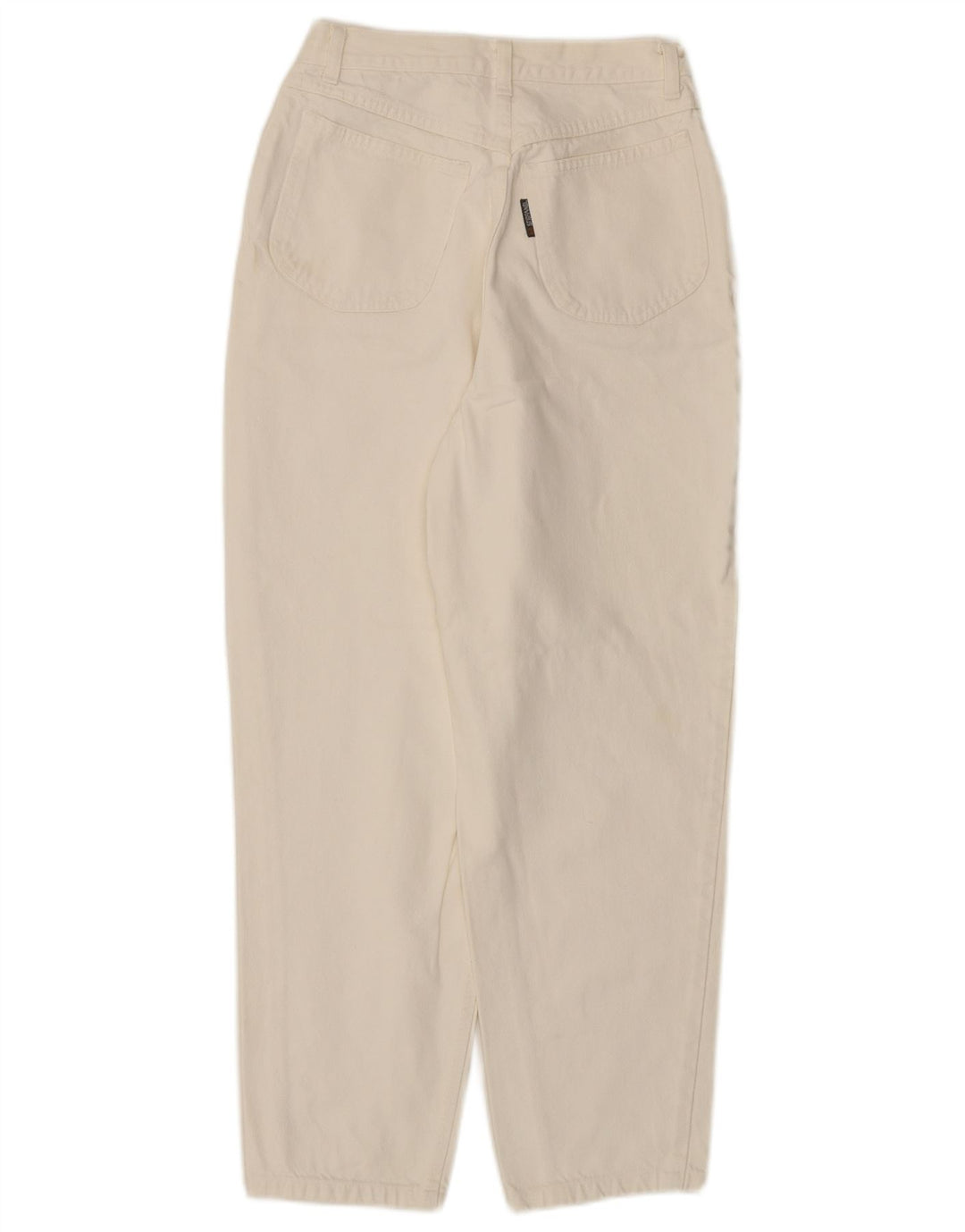 STEFANEL Damen-Jeans mit hoher Taille, IT 44, mittelgroß, W24, L27, gebrochene weiße Baumwolle