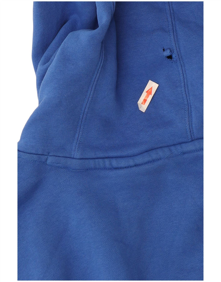 Nike Herren Kapuzenpullover, groß, aus blauer Baumwolle