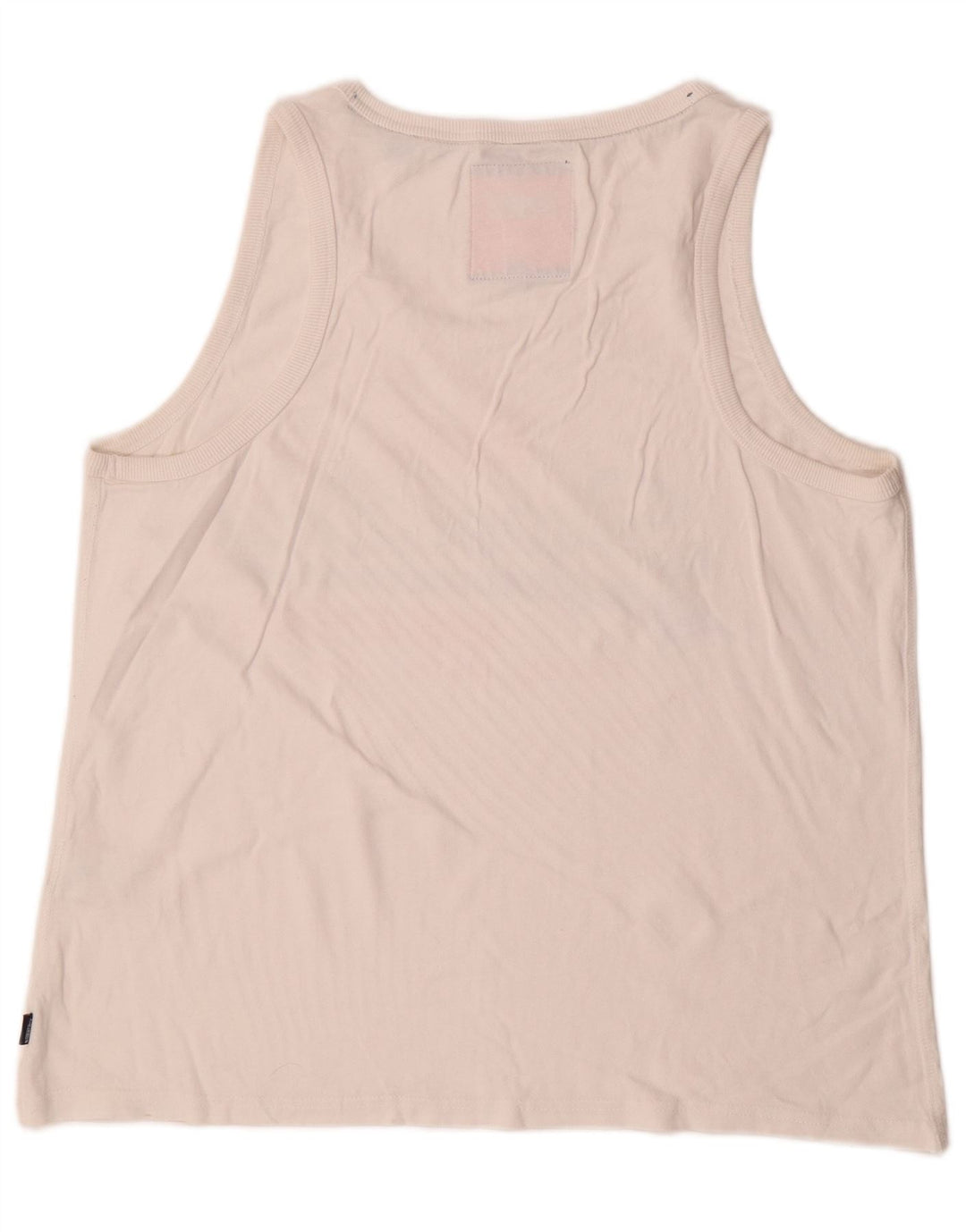 Superdry Herren Grafik-Trägershirt XL aus weißer Baumwolle