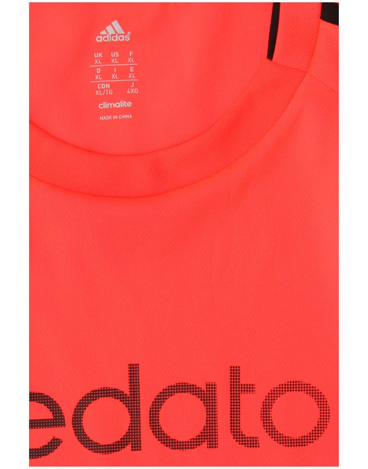 Adidas Herren Predator Graphic T-Shirt Top XL Rosa Farbblock