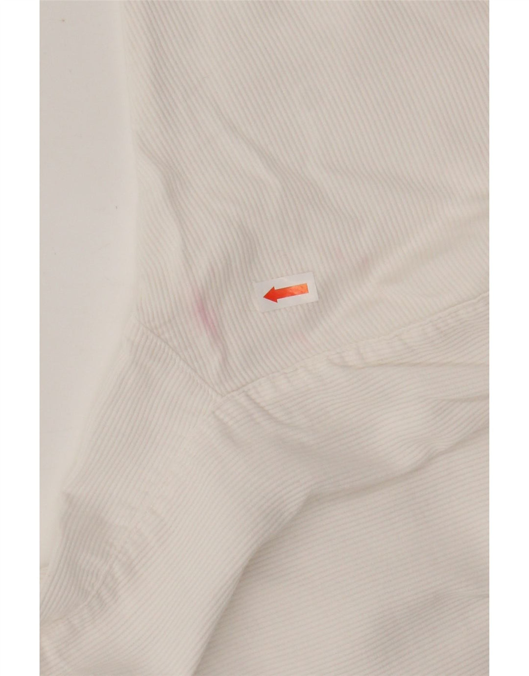 LES COPAINS Damen Crop Cord-Hemdbluse UK 12 Mittelweiß geblümt