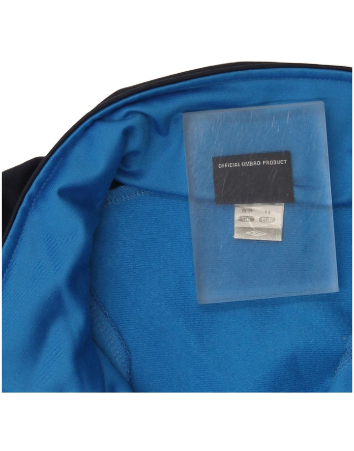 Umbro Damen-Trainingsanzug-Top-Jacke, UK 18, XL, Blau, Farbblock