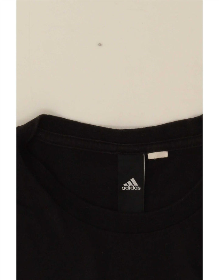 Adidas Herren Grafik T-Shirt Top Small Schwarz