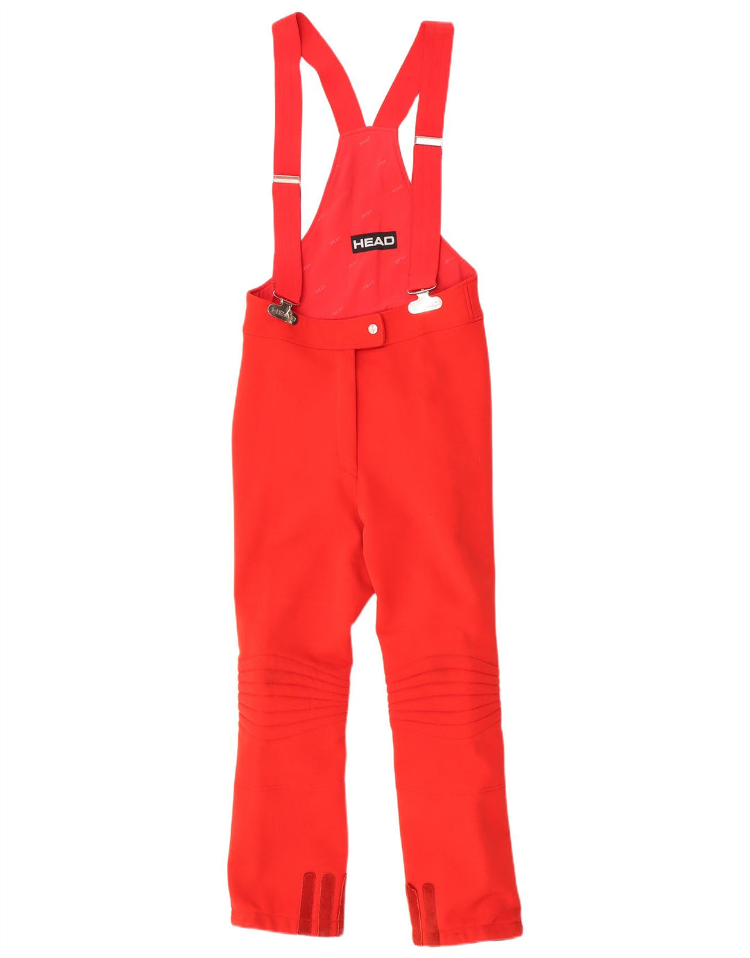 HEAD Damen Latzhose Skihose IT 42 Mittelrotes Polyamid