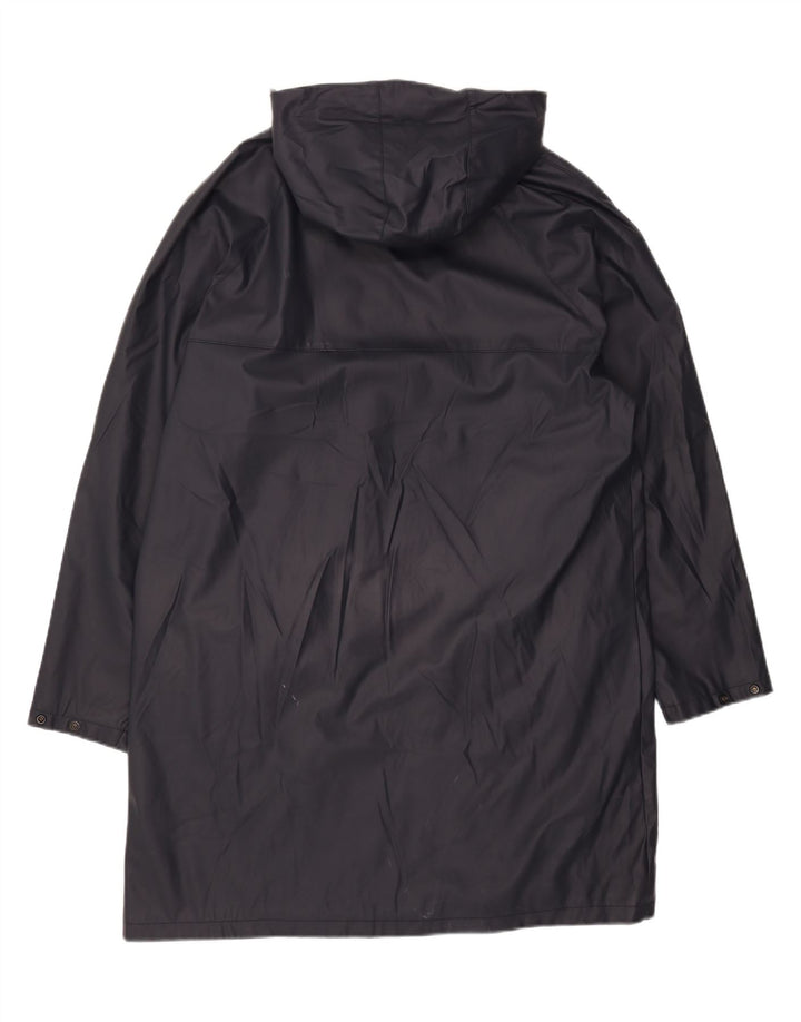 ZARA Herren-Windbreaker-Mantel mit Kapuze, Gr. 40, groß, marineblau, Polyester