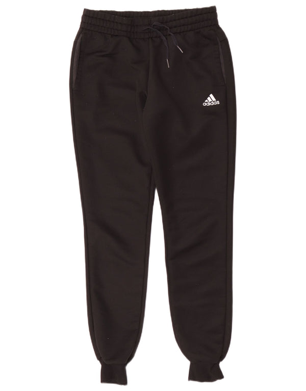 Adidas Damen Trainingshose Jogger UK 4/6 XS Schwarz Polyester