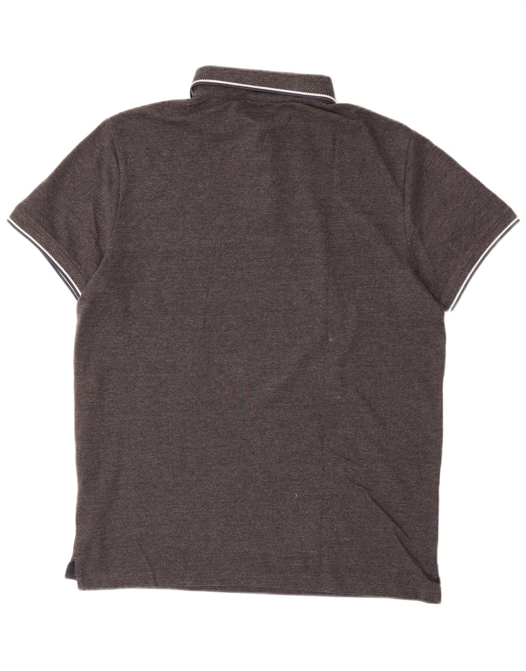 JACK WILLS Herren-Poloshirt, große graue Baumwolle