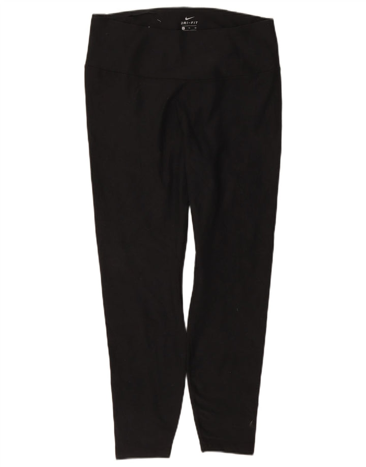 NIKE Damen Dri Fit Leggings UK 18 XL Schwarz Polyester