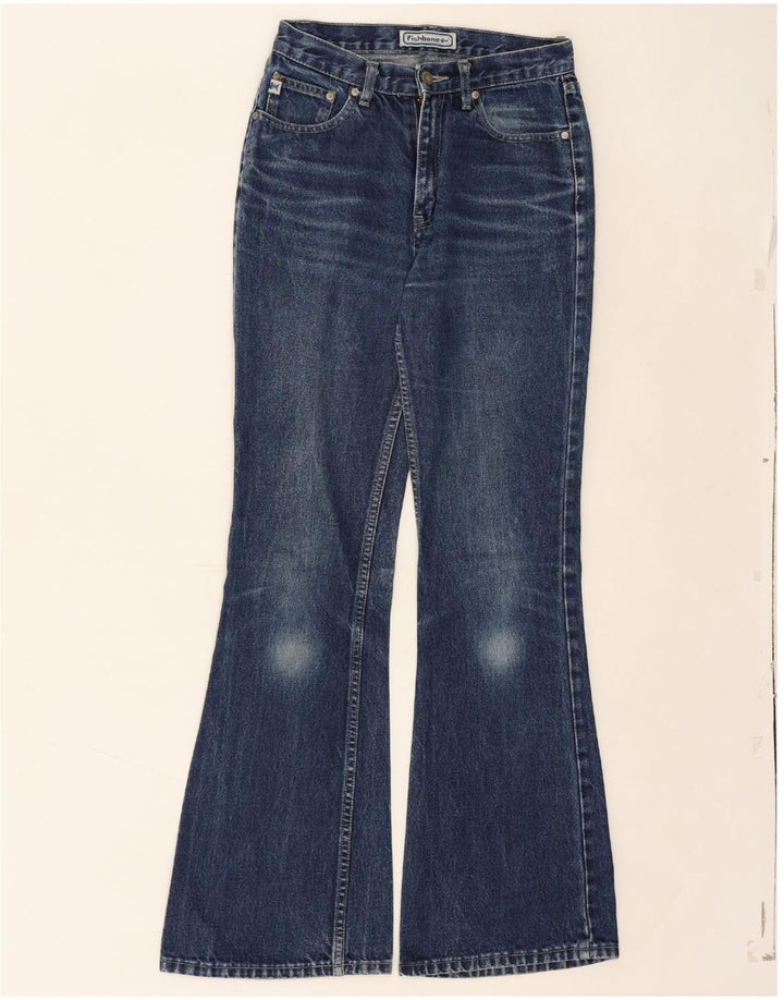 FISHBONE Womens High Rise Flared Jeans Medium W33 L31 Blue Vintage Fishbone and Second-Hand Fishbone from Messina Hembry 