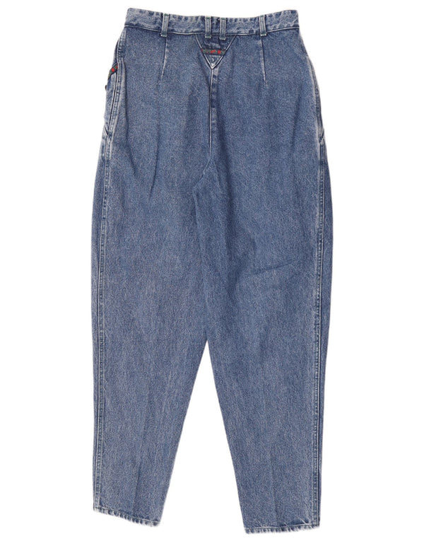 Vintage Womens High Waist Pegged Tapered Jeans IT 42 Medium W28 L30 Blue