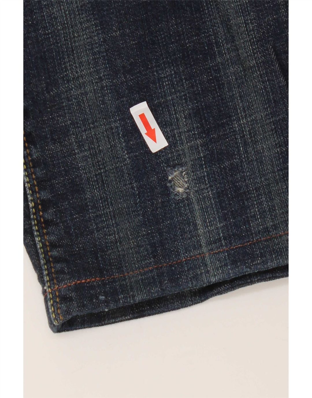 Levi's Damen 570 Straight Jeans W32 L29 Marineblau Baumwolle