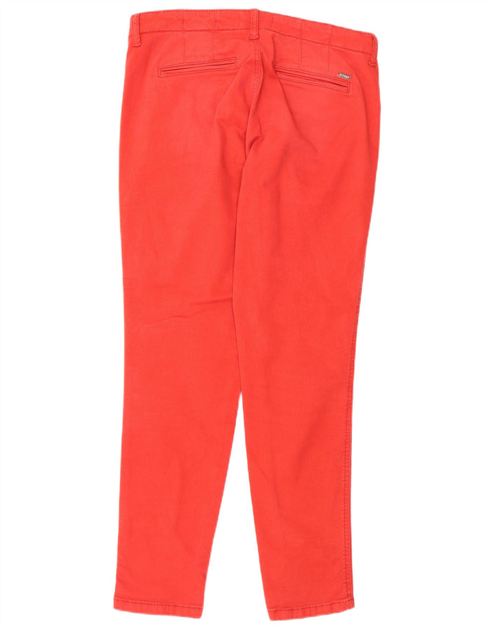 Guess Slim Chino-Hose für Damen, W32, L29, Rot