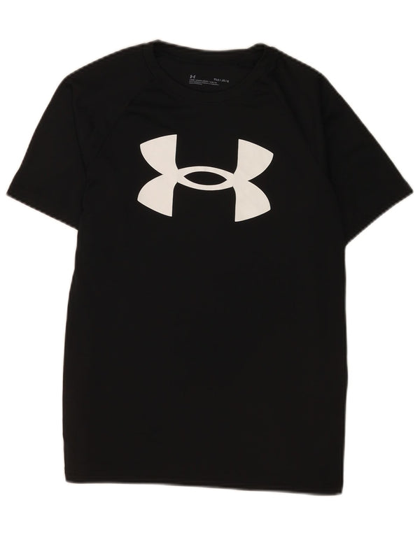 Under Armour Mädchen-T-Shirt mit Grafik, 11–12 Jahre, Größe L, Schwarz, Sport