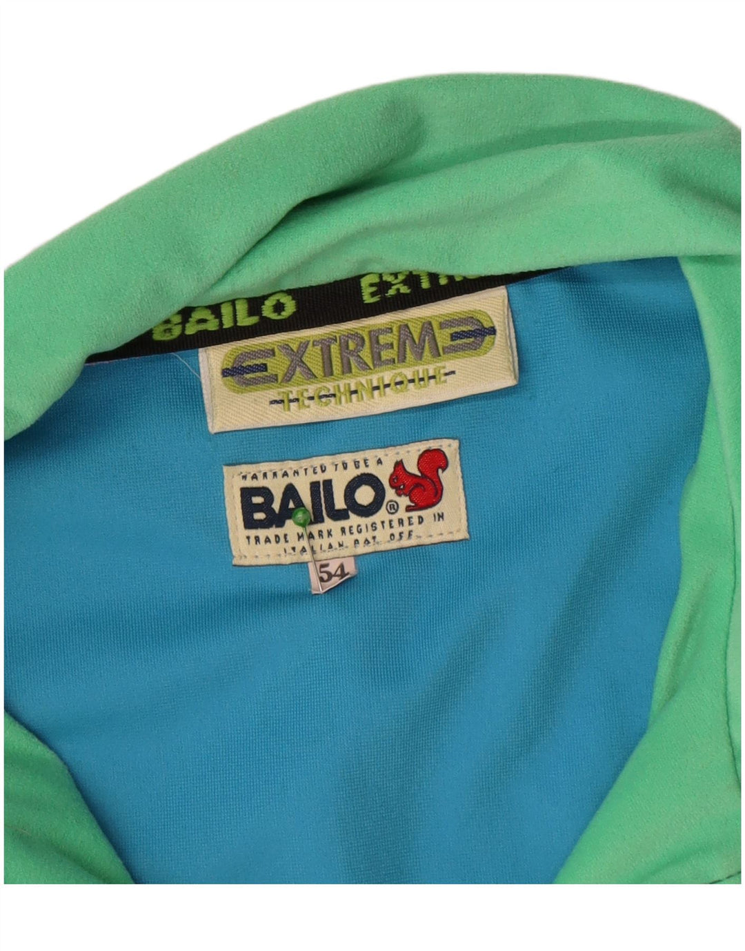 Bailo Herren-Trainingsanzug-Top-Jacke IT 54 XL Blaues Colourblock-Polyester