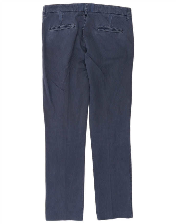 Fay Slim Chino-Hose für Damen, W28, L30, Marineblau