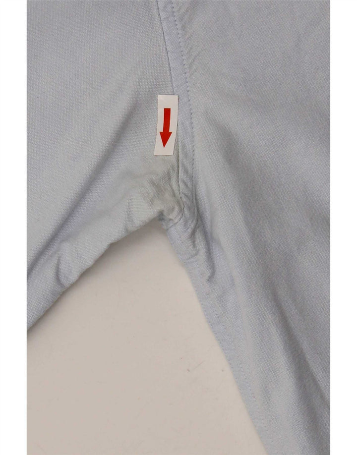 Tommy Hilfiger Herrenhemd, kleine blaue Baumwolle