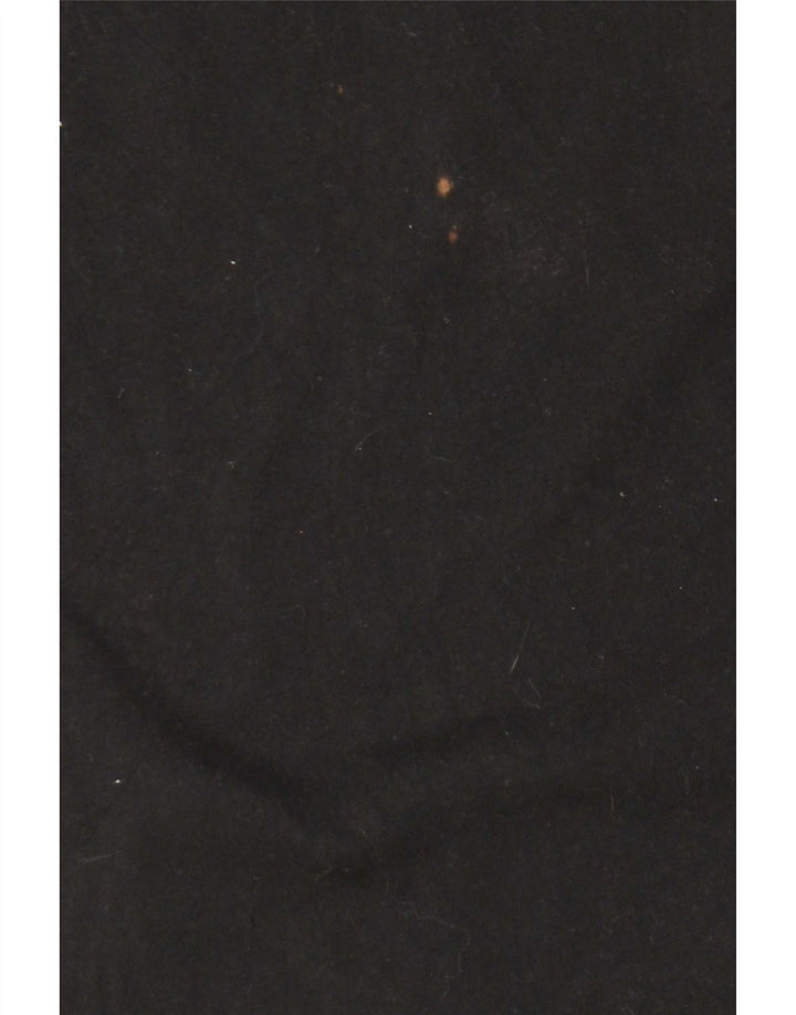 Champion Damen Grafik-T-Shirt-Oberteil UK 12 Medium Schwarz