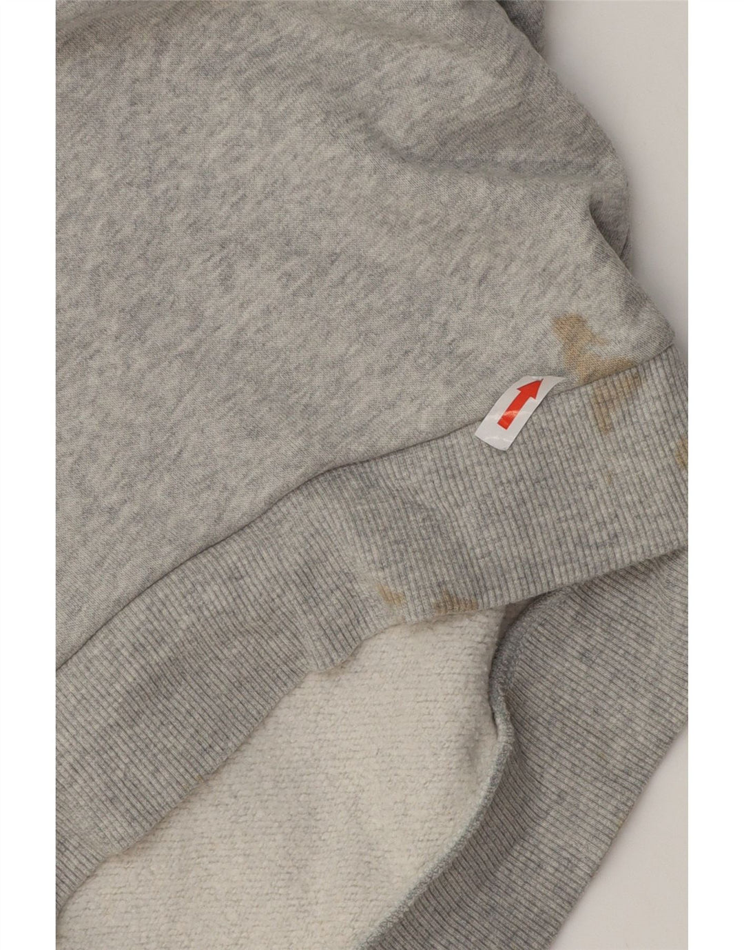 Fila Damen-Sweatshirt in Übergröße, Gr. 10, Größe S, grau gefleckte Baumwolle