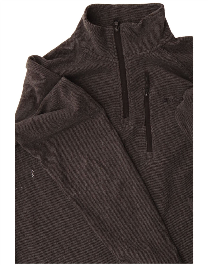 Mountain Warehouse Herren-Pullover-Trainingsoberteil aus mittelgrauem Polyester