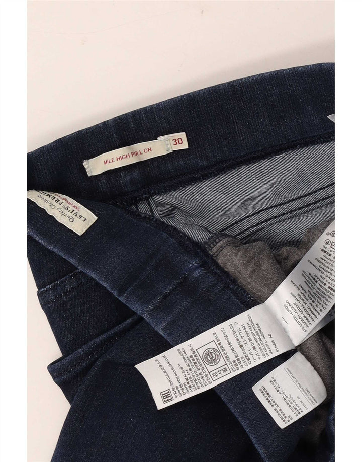 Levi's Damen Jegging-Jeans W30 L26 marineblaue Baumwolle