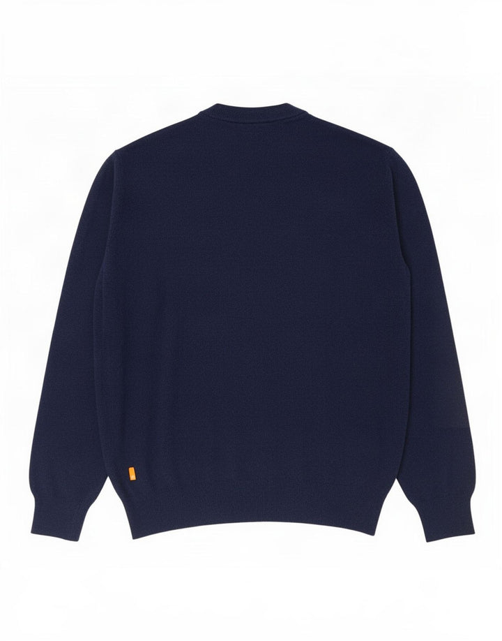 Timberland Herren-Pullover mit Rundhalsausschnitt, groß, marineblau, Polyamid