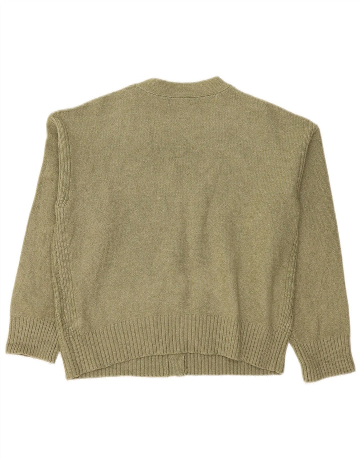 Marks & Spencer Damen-Strickjacke in Übergröße, Gr. 14, mittleres Khaki