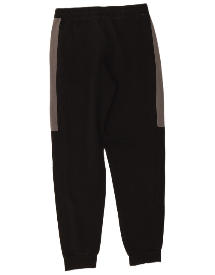 Puma Herren-Trainingshose, Jogginghose, Mittelschwarz, Colourblock-Baumwolle