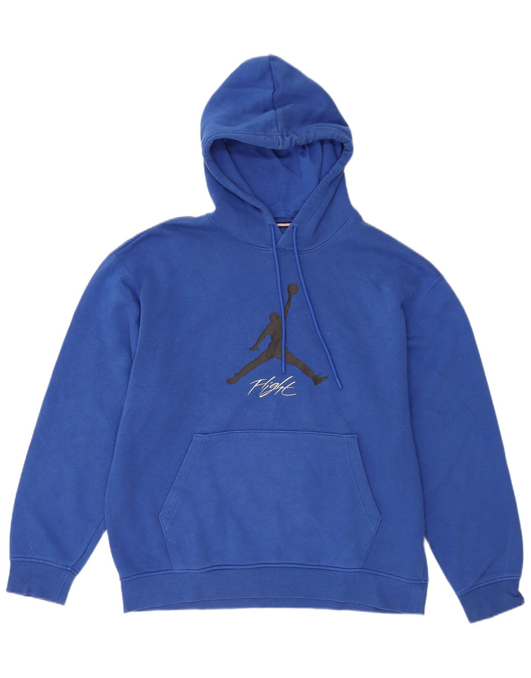 Jordan Herren-Kapuzenpullover mit Grafik, groß, aus blauer Baumwolle