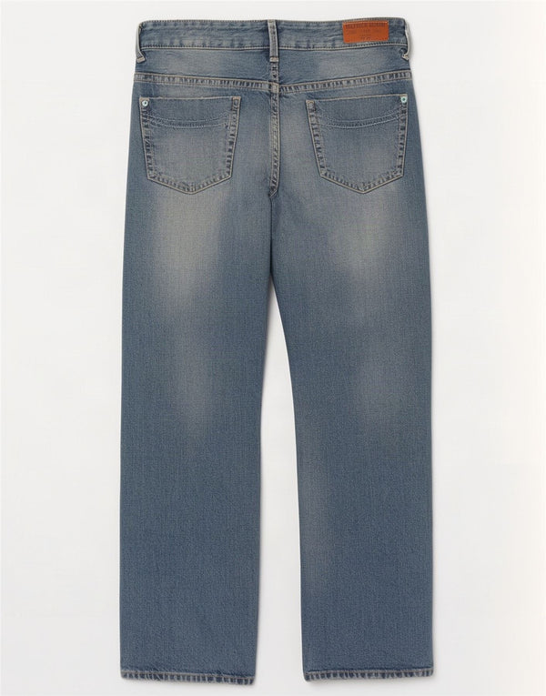 Tommy Hilfiger Damen Laurie Distressed Loose Jeans W32 L32 Blaue Baumwolle