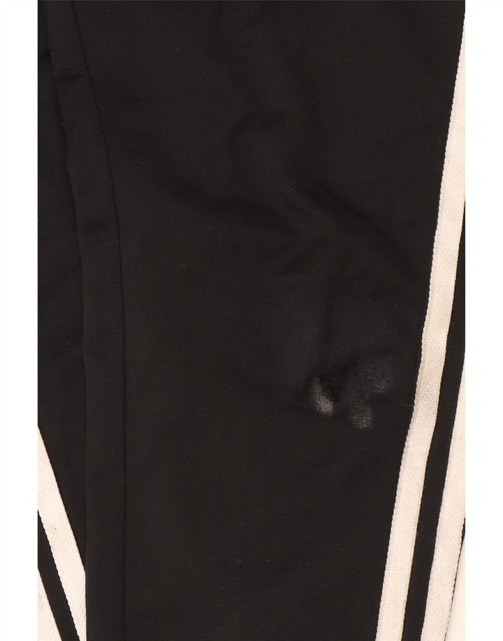Adidas Jungen-Trainingshose, Jogginghose, 9–10 Jahre, schwarzes Polyester