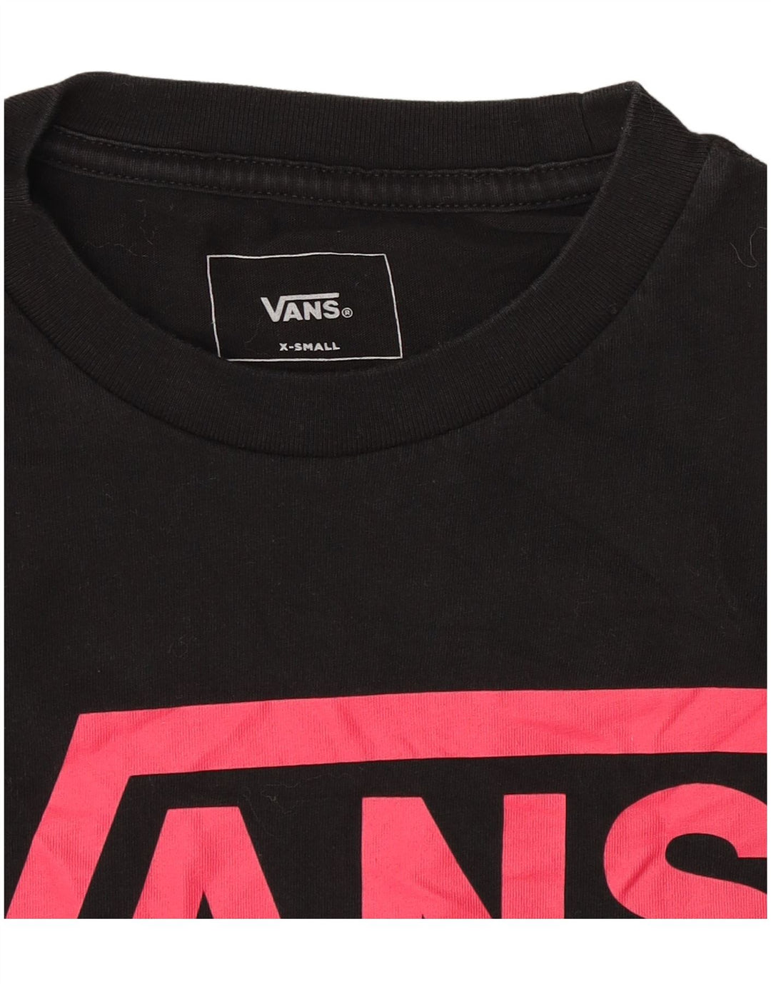 Vans Damen Grafik-Sweatshirt-Pullover UK 6 XS Schwarz