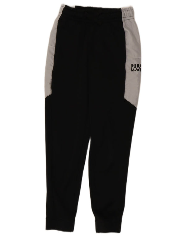 Nike Jungen-Trainingshose, Jogginghose, 12–13 Jahre, Größe L, Schwarz, Farbblock