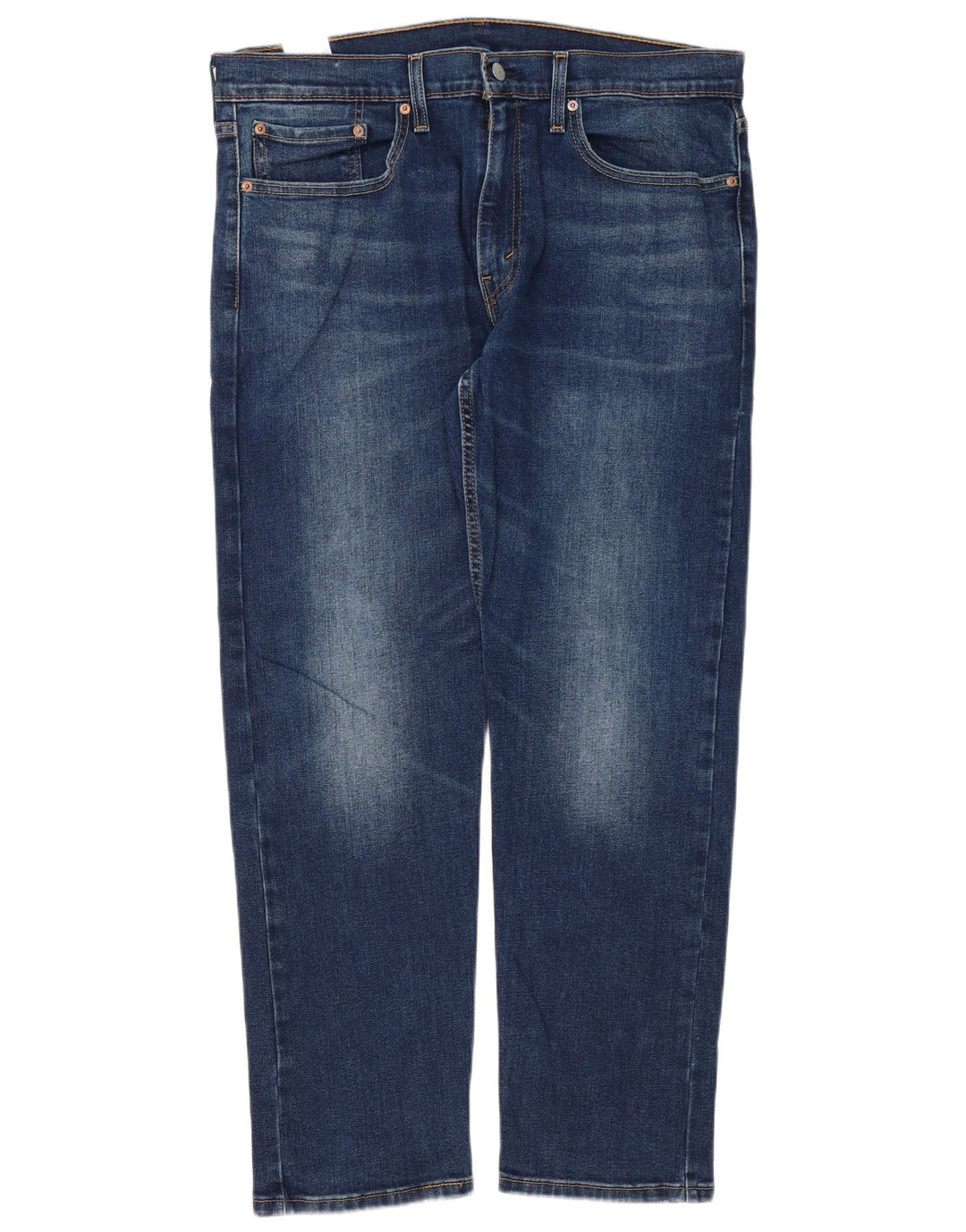 Levi's Herren 502 Regular Tapered Jeans 36 L30 Blaue Baumwolle