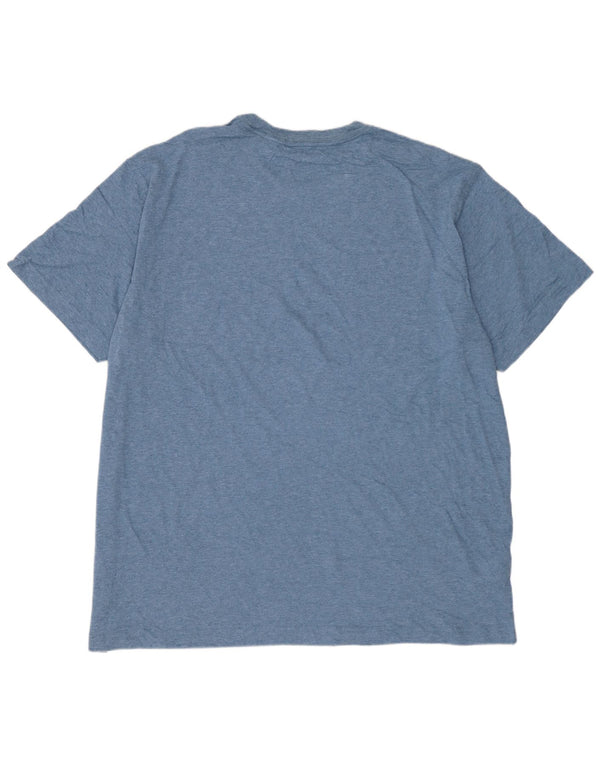 EDDIE BAUER Herren T-Shirt Top XL Blau Baumwolle