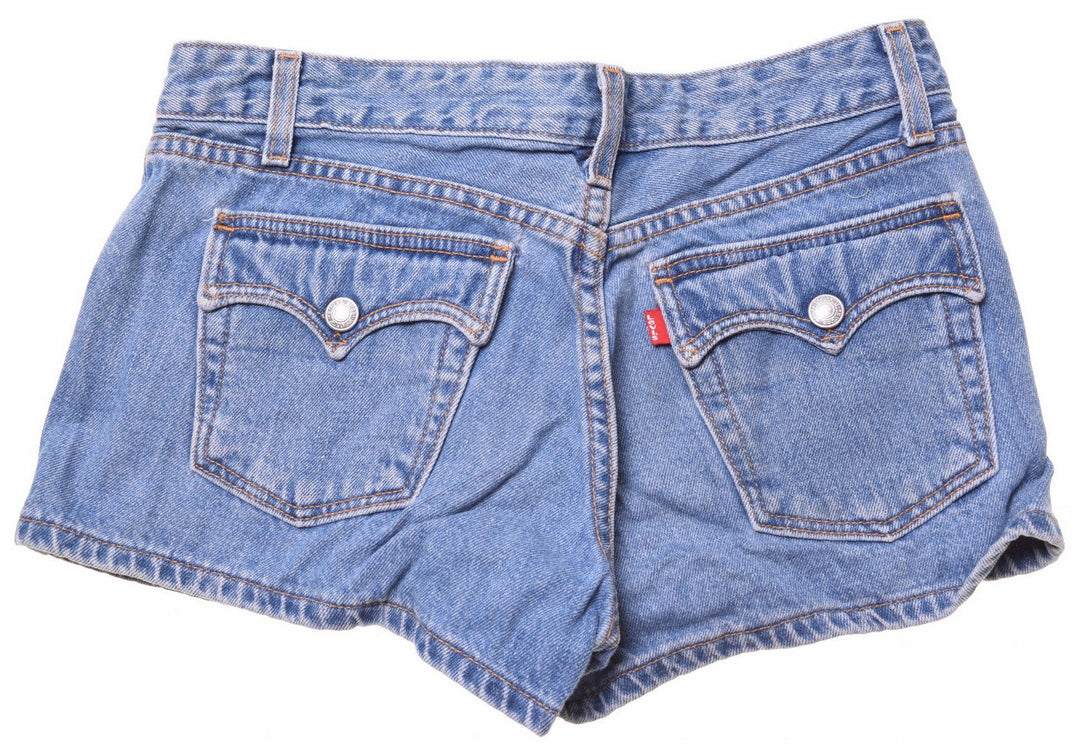 LEVI'S Womens Denim Shorts W30 Blue Cotton