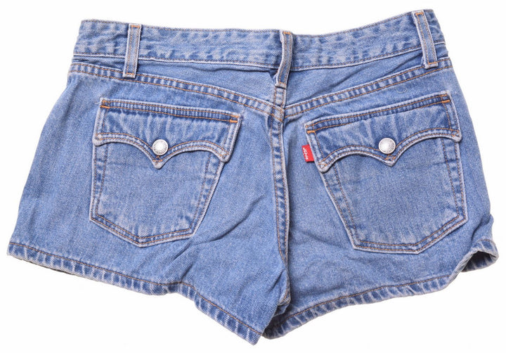 LEVI'S Womens Denim Shorts W30 Blue Cotton