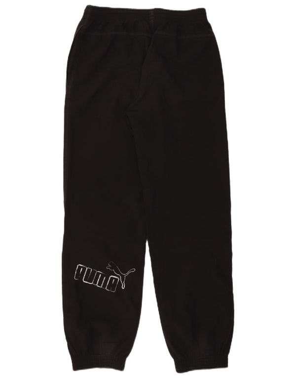 Puma Jungen Graphic Trainingshose Jogger 13–14 Jahre, schwarzes Polyester
