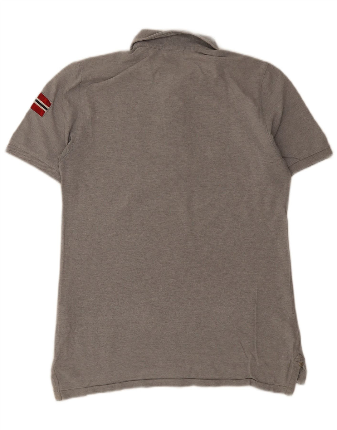 Napapijri Herren Geographic Poloshirt, Größe S, Grau, Baumwolle