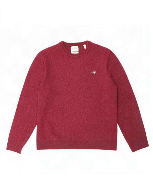 Gant Damen-Pullover mit U-Boot-Ausschnitt, UK 20 2XL, kastanienbraune Lammwolle