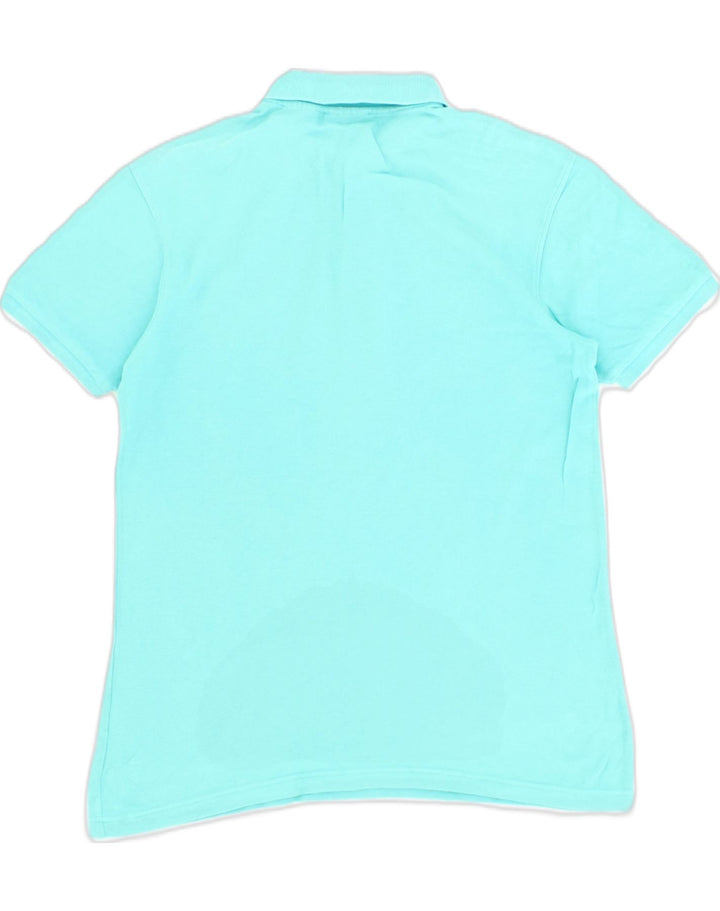 FILA Mens Polo Shirt Small Turquoise Cotton | Vintage Fila | Thrift | Second-Hand Fila | Used Clothing | Messina Hembry 