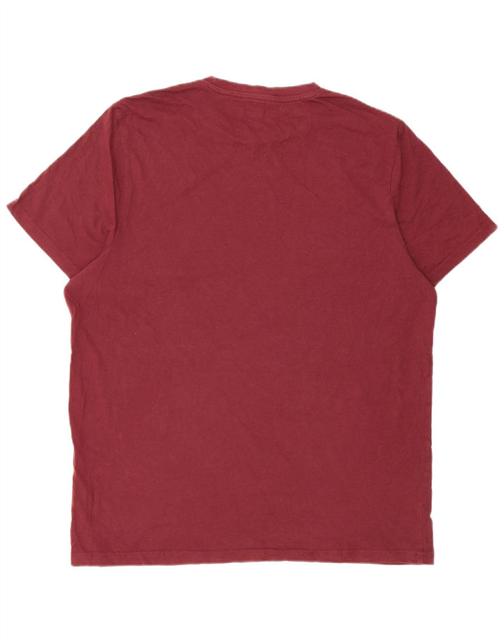 JACK WILLS Herren-T-Shirt mit klassischer Passform, Größe L, Kastanienbraun