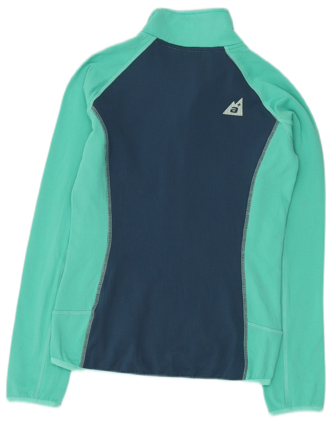 Alpenplus Damen-Trainingsanzug-Top-Jacke, UK 10, Klein, Türkis, Farbblock