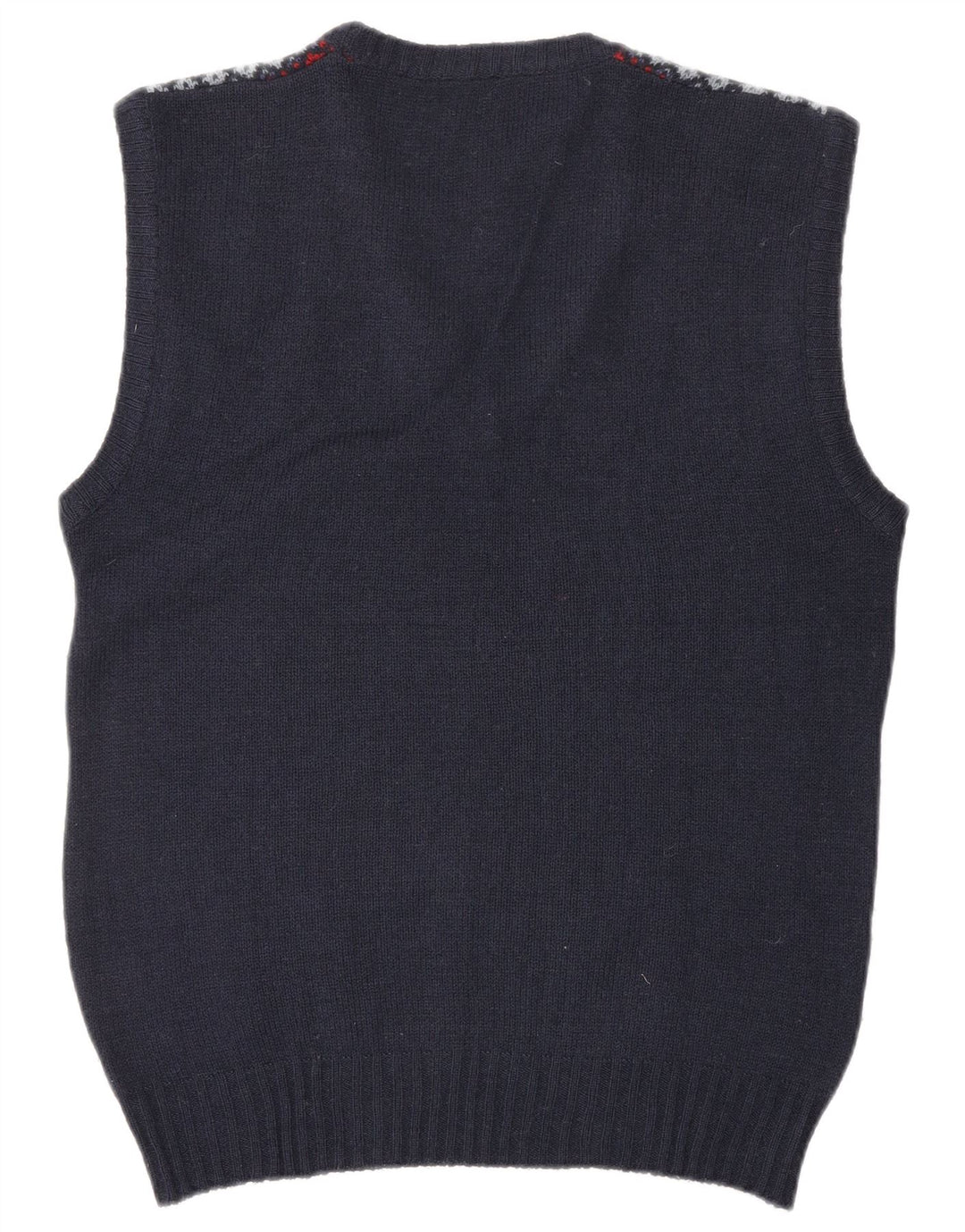 WRANGLER Herren-Tanktop, mittelgroß, Marineblau, Argyle-/Diamant-Wolle