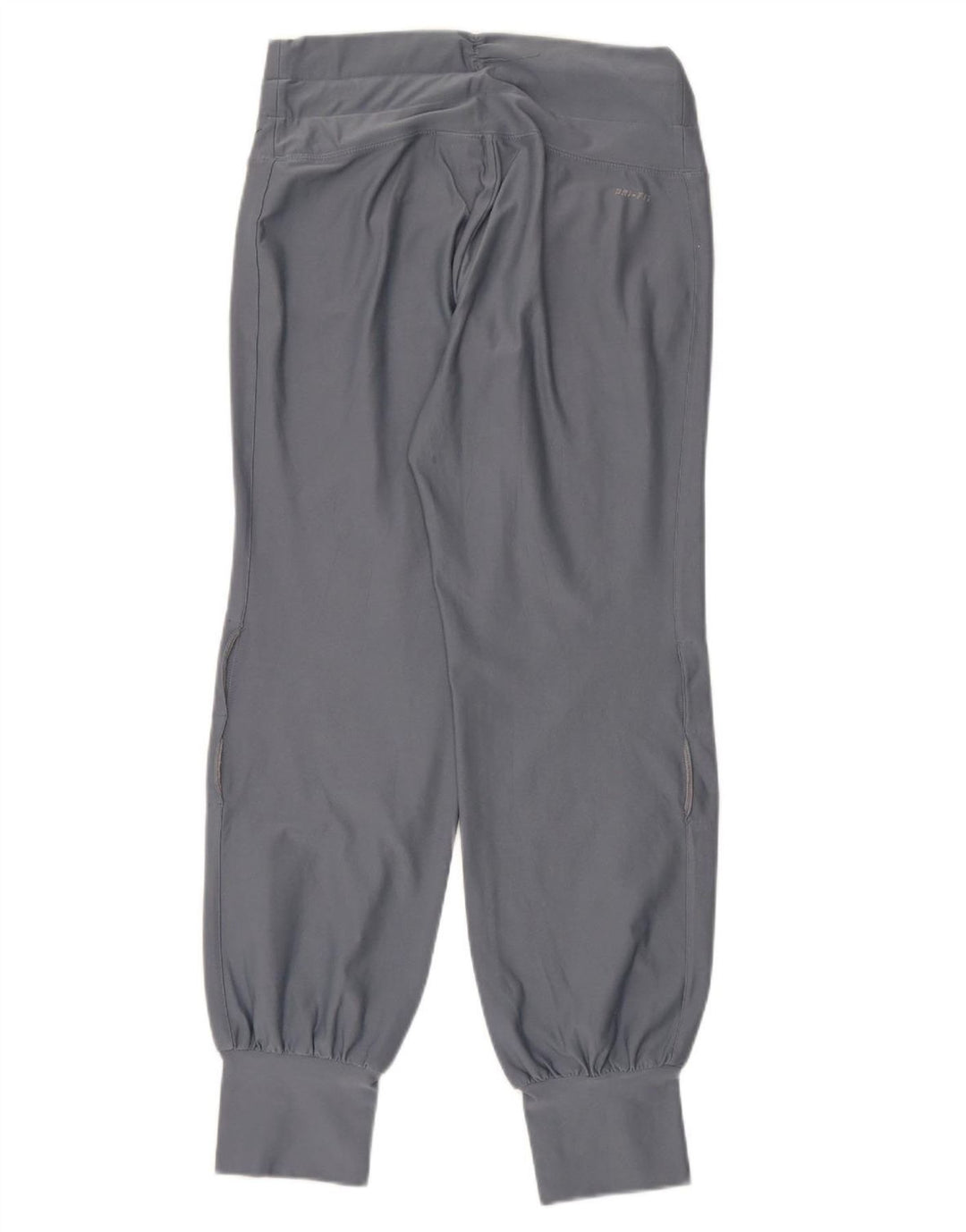 NIKE Womens Dri Fit Tracksuit Trousers Joggers UK 10 Small  Blue Polyester