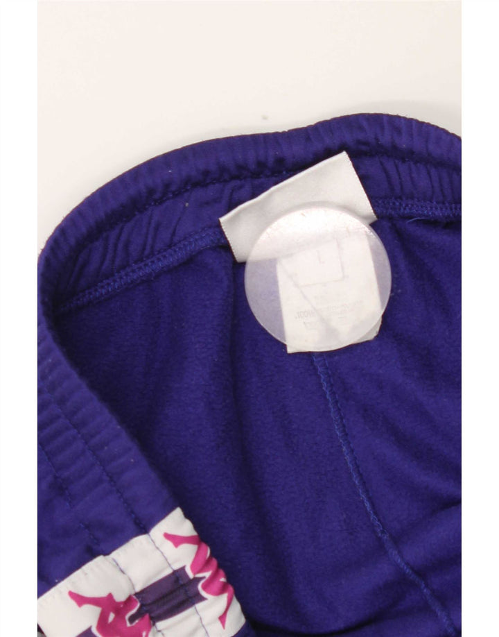 Kappa Herren Grafik-Sportshorts, groß, lila, Farbblock-Polyester