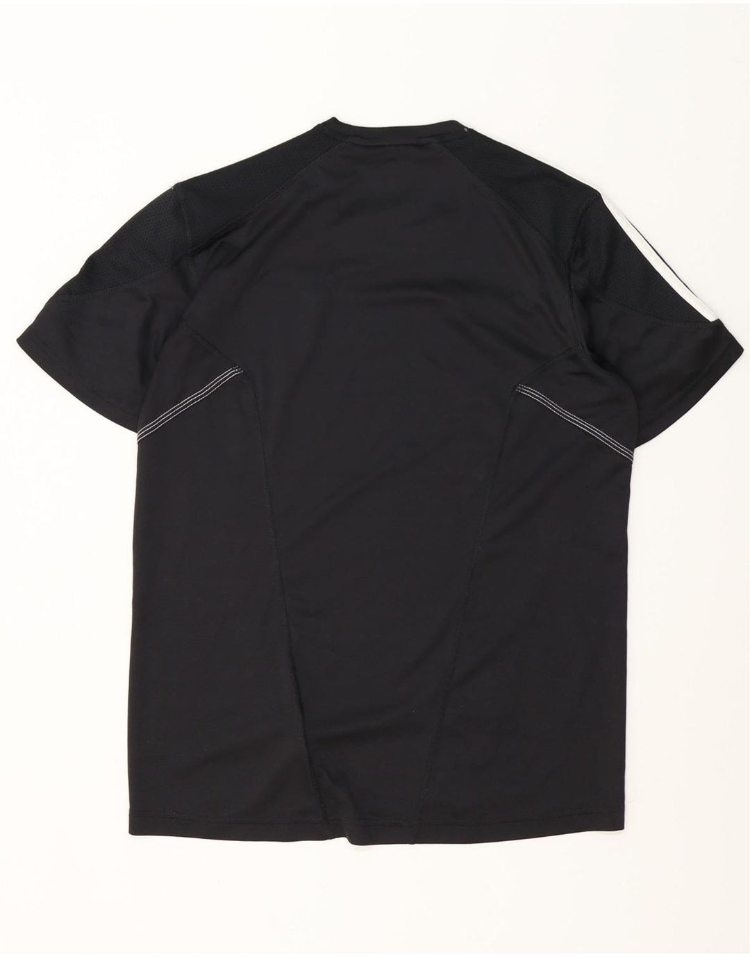 ADIDAS Herren Climalite T-Shirt Top Medium Schwarz Polyester